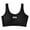Black, variant on CAICJ98 Girls First Bra Seamless Training Bras for Girls Sports Bras Stretchy Comfortable- No Pads, Chest Double Lined Black,L(12-16 Years)