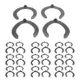 thumbnail image 4 of Horseshoe Kit, Horseshoe, Tough Wear Resistant 10 Pairs for Horseshoe Riding Accessory Training Horse Horseshoe Kit, 4 of 7