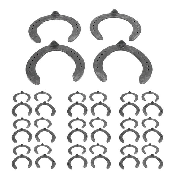 Sturdy Horseshoe, Steel Horseshoe Kit, Training Horse Horseshoe Kit for Horseshoe Riding Accessory