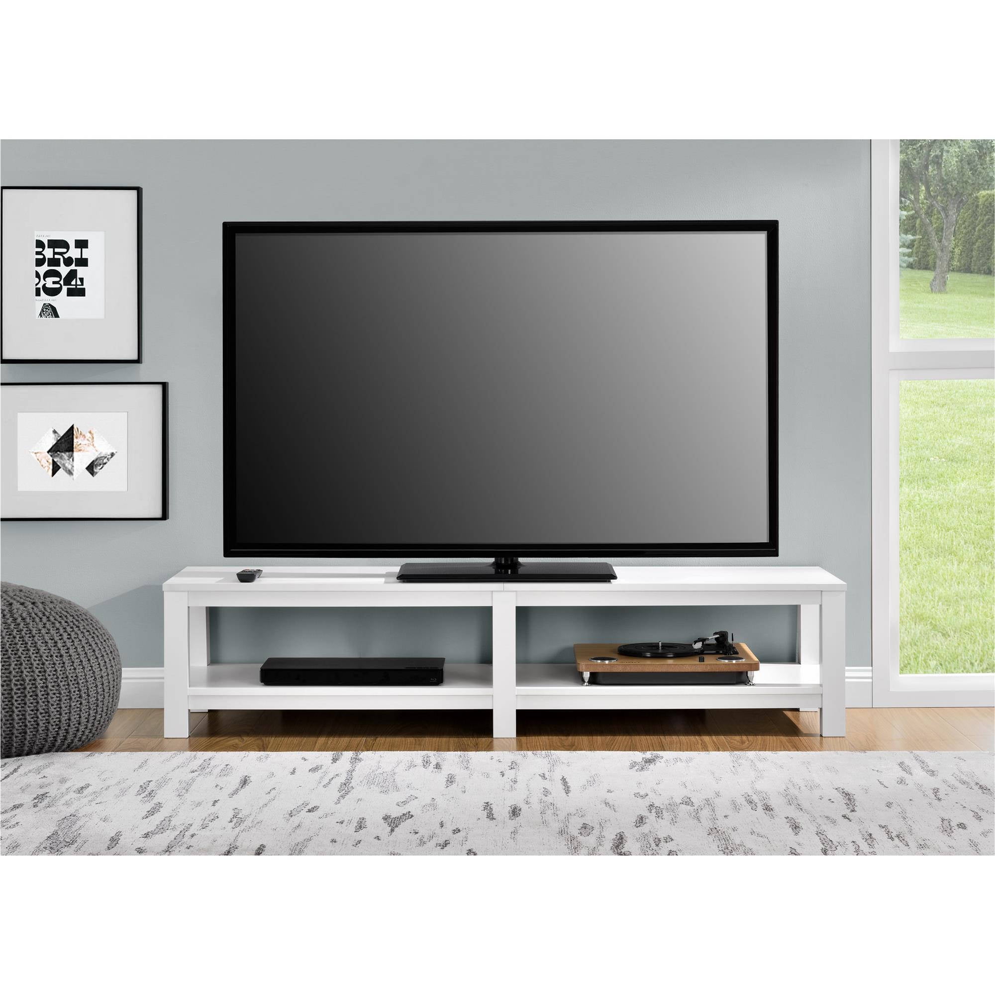 Mainstays Parsons Tv Stand For Tvs Up To 65 Multiple