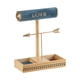 thumbnail image 2 of Organizador de joyas Salvador soporte para collares y pendientes base de madera multiusos, 2 of 7