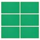 thumbnail image 1 of Uxcell 6-Pack Bandera Sólida Verde Parche en Blanco, 3.1" x 2" Parches Rectangulares Bordados Color Puro Banderas DIY para Ropa, 1 of 1