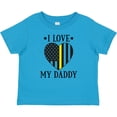 thumbnail image 3 of Inktastic Dispatcher Daddy Gold Line Emergency Boys or Girls Baby T-Shirt, 3 of 5