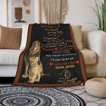 thumbnail image 3 of Son Blanket, Gifts for Son from Mom ,Best Gifts Ideas for Grown Son ,Son Birthday Gift with Positive Encourage Blanket, Son Graduation Gift Ideas,Boys Christmas Valentines Day Gifts for Him 60"x50", 3 of 6