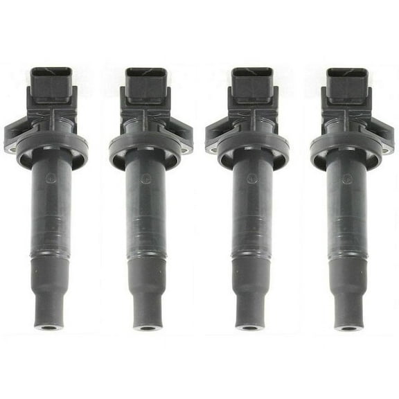 Ignition Coil Kit - 4-Piece - Compatible with 2003 - 2008 Pontiac Vibe Base 2004 2005 2006 2007