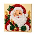 thumbnail image 4 of Pearl and Diamond Art Kits for Adults, Snowman Craft Kit with Pearls Diamonds and Easel, Charming Christmas Tabletop Decoration to Assemble, 4 of 8