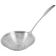 thumbnail image 1 of Large Stainless Steel Fine Mesh Strainer with Reinforced and Lengthened Handle Designed for Chefs and Kitchen(Silver), 1 of 3