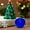 Blue, variant on Christmas Crystal Faceted Apple Ornament, Multi-Color Glass Christmas Eve Apple Figurine for Holiday Gifts & Home Decor Xmas (3.34x2.75x2.36 in)