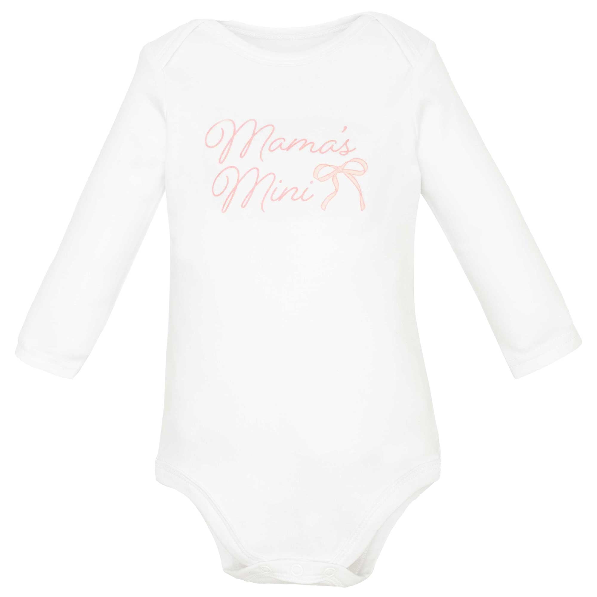 Hudson Baby Infant Girls Cotton Layette Set, Ballet Bows Bunny, 9-12 Months
