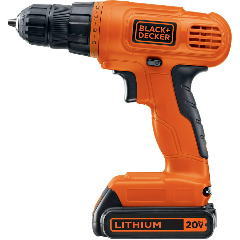 BLACK & DECKER Hammer Drill 10mm with Toolbox & Accessories
