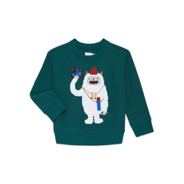 Wonder Nation Toddler Boy Long Sleeve Cozy Top, Sizes 12M-5T