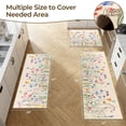 thumbnail image 4 of Findosom Floral Non-Slip Kitchen Rugs Set of 3,Washable Kitchen Mat Farmhouse Kitchen Floor Mats Runner for Home Sink Entrance Laundry Hallway,20"x32"+20"x47"+20"x59" Beige, 4 of 8