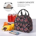 thumbnail image 5 of Uemuo Ladybug Printed Lunch Bag Lunch Box Reusable Insulated Lunch Tote Bag, Leakproof Thermal Cooler Sack Food Handbags Case High Capacity, 5 of 5