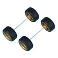 DOLITY 4X 4Pcs 1/64 Scale Wheels Replacement Parts for Diecast Car