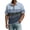 Light Blue, variant on Mens Polo Shirts Casual Quarter Zipper Striped Golf Shirt Regular Fit Short Sleeve T Shirt Classic Work Zipper Neck Tops OIOLOYJM Black M