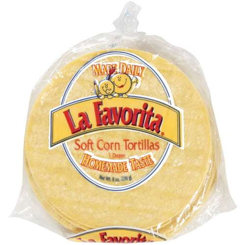 La Favorita Soft Corn Tortillas, 12 ct