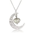 thumbnail image 2 of Coeur de Lune Mignonne Lueur dans le Collier Sombre, 2 of 5