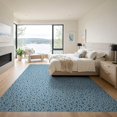 thumbnail image 3 of ODIKA 9'x12' Sky Blue Abstract Washable Area Rug Dynamic And Playful Design With Modern Influence Ornamental for Great Room, Indoor Concept, Large Living Low Pile, Flatwoven, 3 of 7