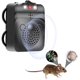 thumbnail image 2 of Repelente de plagas ultrasónico, disuasión electrónica de ratas, ratones de control de plagas y rechazo de roedores con luces estroboscópicas LED para coche, granero, cocina JFHHH pequeña, 2 of 5