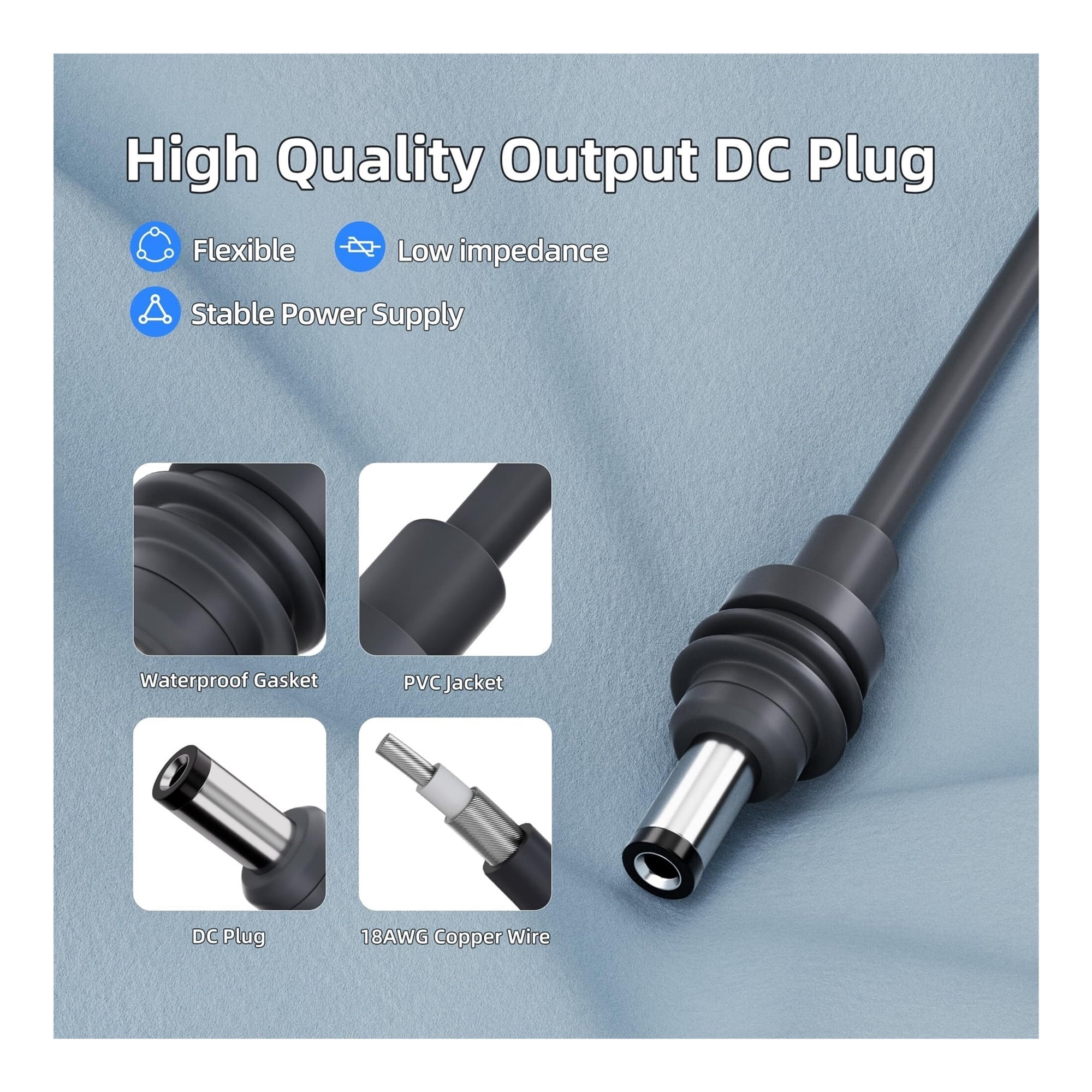 Starlink Mini 3 in 1 DC Power Cable 16.4FT, 100W+ USB C 12-24V Cigarette Lighter Plug and DC Male Power Cable Cord for Starlink Mini, Plug and Play Starlink Mini Accessories 3M