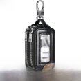 thumbnail image 2 of Bolso para llaves con cremallera y control remoto de coche de doble capa para hombre y mujer con ventana de espejo, bolso universal para llaves de coche, 2 of 5