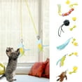 thumbnail image 2 of Biplut Cat Hanging Toy Plush Accessories Retractable Self-hey Toy Cat Teaser Interaction Plush Toy for Indoor (Type G), 2 of 13