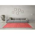 thumbnail image 3 of Ahgly Company Indoor Square Oriental Red Industrial Area Rugs, 4' Square, 3 of 4