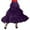 Purple, variant on Flowy Skirt for Women Carnival Modern Dance Ballroom Practice Wear Mesh Layer Performance Latin Tango Chacha Social Dancing Womens Skirts Red L