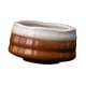 thumbnail image 5 of Tazón de té de cerámica, artesanía, de 500 ml Ceremonía de té Chawan tazón de té de tazón para mezclar para amigos de la familia regalo Ondulación del agua blanca, 5 of 8