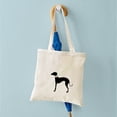 thumbnail image 4 of CafePress - Black Dog W/ Flower Tote Bag - Unisex Canvas Tote Bag, Beige, 1-Piece, 4 of 6