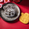 thumbnail image 4 of Jesscasday Snake Themed Biscuit Mould Plastic Baking Mold Chinese New Year Cookie Stamp for for Parties Animal Themed Bakewares, 4 of 21