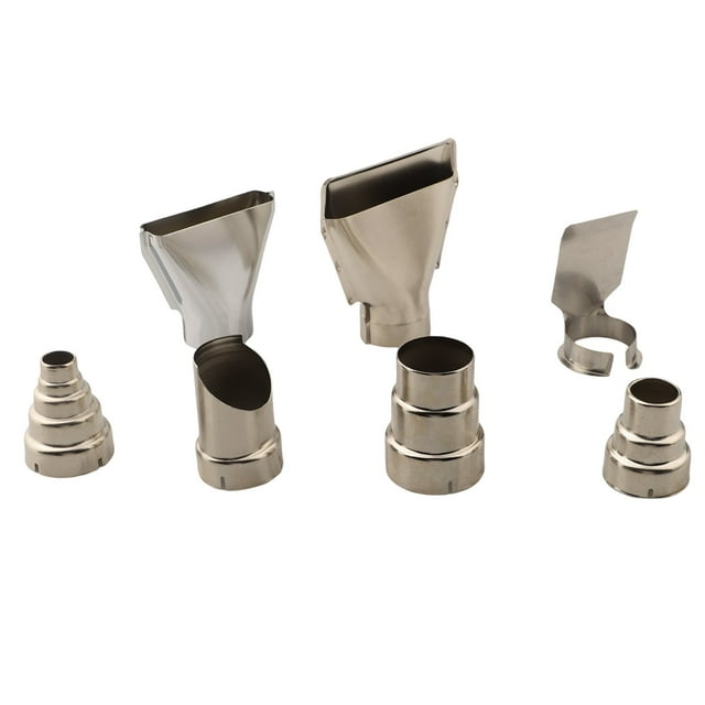 Mini Dual Temp Hot Air Tool with 7 Nozzles for Crafts and DIY Projects
