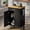 26-Inch Black, variant on Walsunny Kitchen Island Table Stand with Storage on Wheels,Rolling Kitchen Cart Storage Cabinet with Drawer,White
