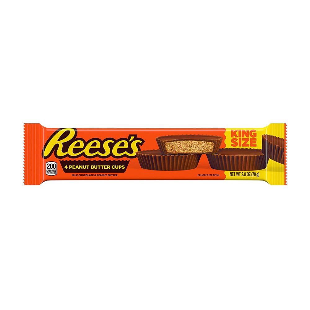 "TaliaPosy Peanut Butter Cups, Chocolate Candy, King Size (Pack of 24)"