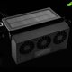 thumbnail image 2 of Ventilador con energía Solar, ventilador de , carga USB, 5W, tres conductos, portátil, 3 ventiladores, purificadores de circulación de Negro sin batería Sunnimix Ventilador de escape del coche, 2 of 7