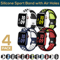 thumbnail image 1 of ComfiTime Correa Elástica para iWatch 38/40/41/42/44/45/49 mm, Silicona Transpirable para Apple Watch Serie SE 9 8 7 6 5 4 3 2 1, 1 of 12