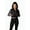 Black, variant on The Whole Shebang by Big Apple Lightweight Vegan Puffer Cropped Vest, Junior Women's