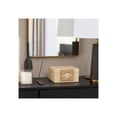 thumbnail image 3 of Decorative Box for Home Decor with Lid - Ideal Jewelry Box for Keepsakes or Shelf Accent - Modern Decorative Storage Box and Home Organizer for Living Room, Bedroom, & Office Decor - 4" Tan, 3 of 11