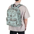 thumbnail image 5 of Goofa Pirate Adventure Map Printed Backpack,Laptop Backpack,Durable Anti-Theft Travel Work Backpack,Water-resistant Backpack, 5 of 9