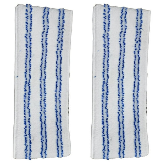 Luckyn 2 Pcs Microfiber Mop Cloth for Polti Vaporetto Kit Vaporflexi Brush Eco Pro 3.0,White
