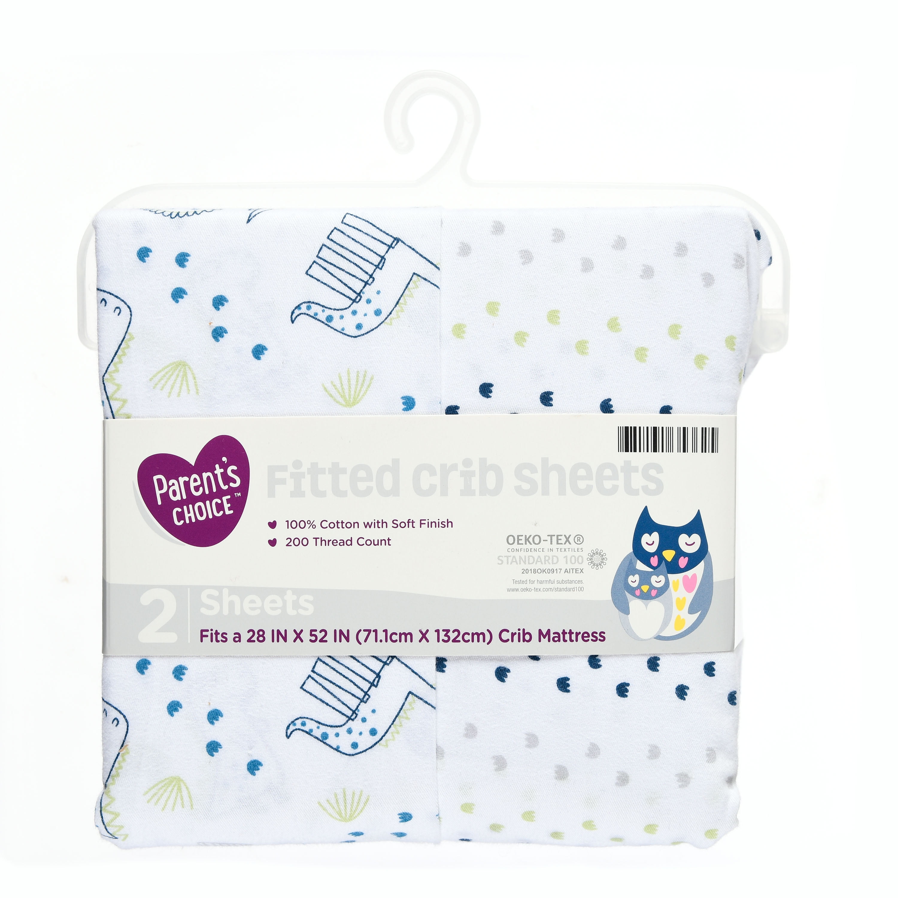 fitted crib sheets walmart