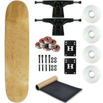 Moose Complete Skateboard Natural 8.25" With Black Trucks and White Wheels