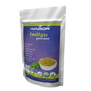 AVADOR Organic's Natural Organic Indigo Powder (INDIGOFERA TINCTORIA) Hair Powder Chemical Free Natural Indigo Powder For Hair and Beard Dye 100g