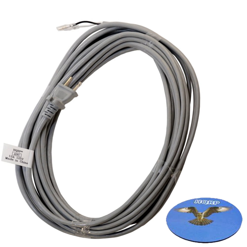 HQRP AC Power Cord for Dyson DC24 Upright Vacuum Cleaner DC24 Mains