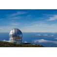 thumbnail image 2 of Bibikow, Walter 18x13 Gold Ornate Wood Framed with Double Matting Museum Art Print Titled - Canary Islands-Roque de los Muchachos Observatory-one of the worlds largest telescopes, 2 of 4