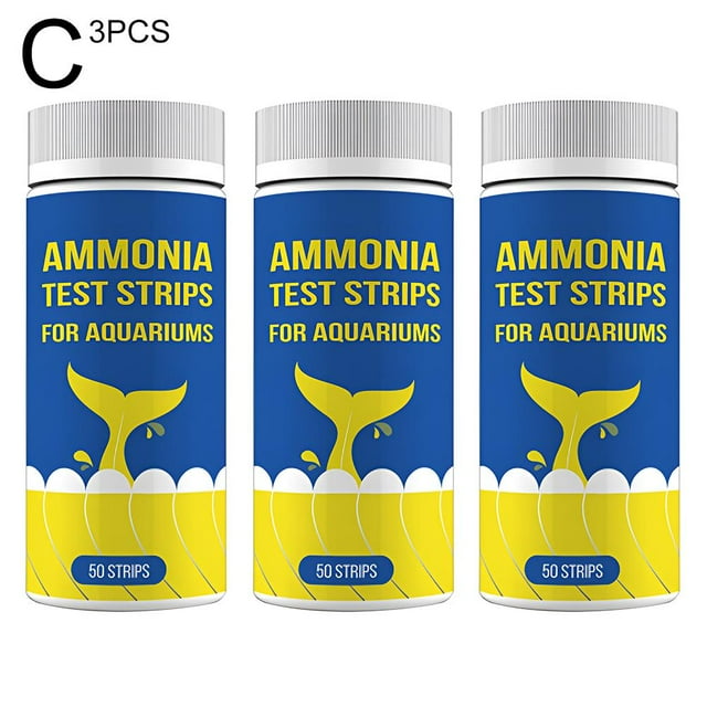 Wbxfbo Aquarium Réservoir de Poissons Aquaculture Papier de Test d'Ammoniaque Azote