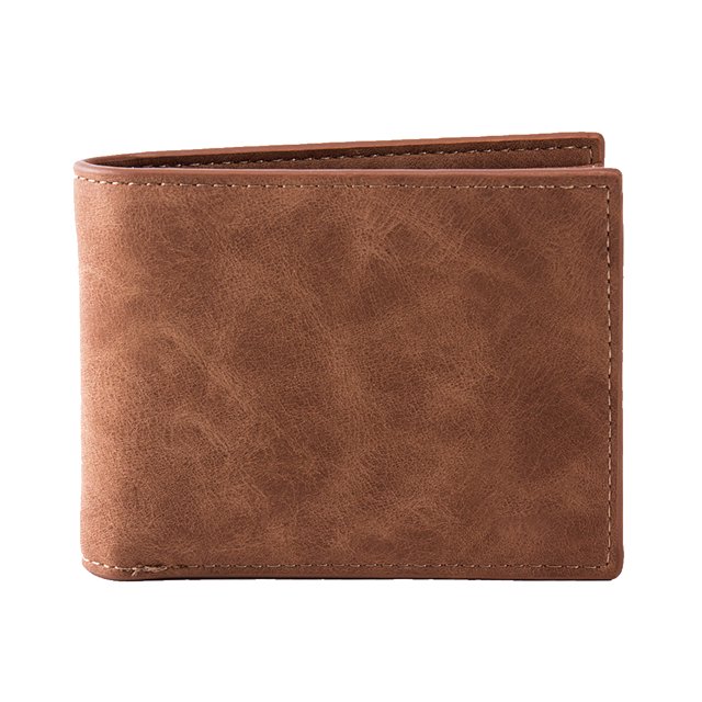 Carteras de cuero plegables para hombre Cartera plegable delgada de capacidad adicional para hombre con múltiples ranuras para tarjetas