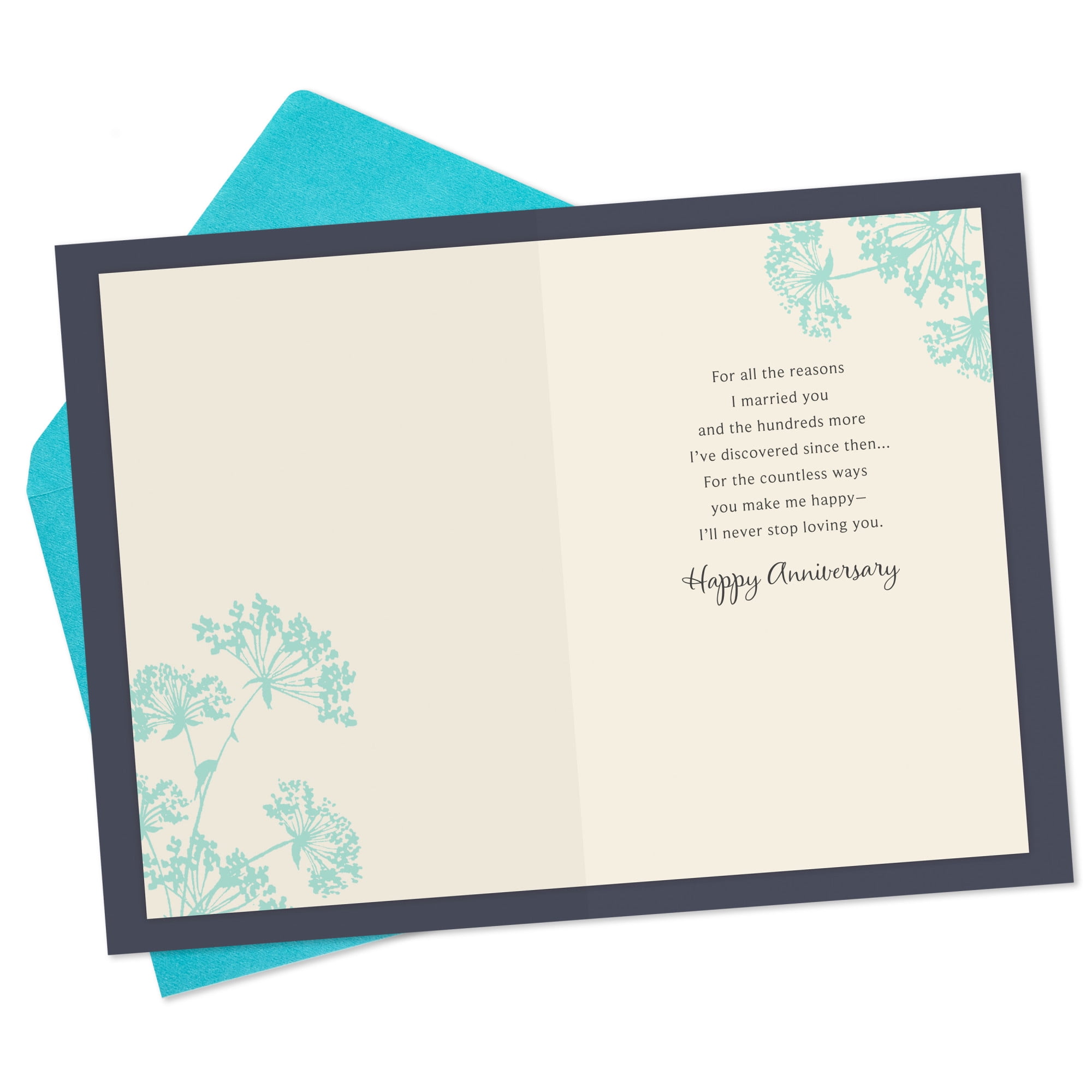 Hallmark Anniversary Card for Husband (I'll Never Stop Loving You)