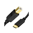 thumbnail image 1 of Cable de impresora CableCreation USB B a USB C de 2 m, negro, paquete de 2, 1 of 8