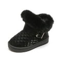 thumbnail image 2 of ZACPNCV Toddler Girl Snow Boots Winter Warm Outdoor Boots Black, 2 of 9